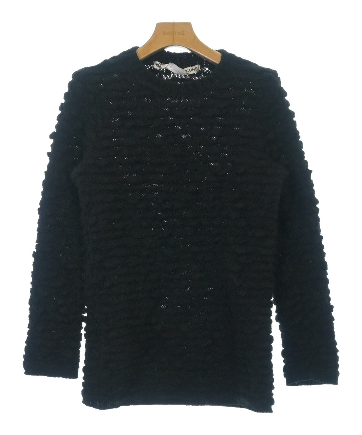 COMME des GARCONS（コムデギャルソン）ニット・セーター 黒 サイズ:XS