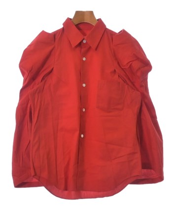 COMME des GARCONS（コムデギャルソン）ブラウス 赤 サイズ:XS