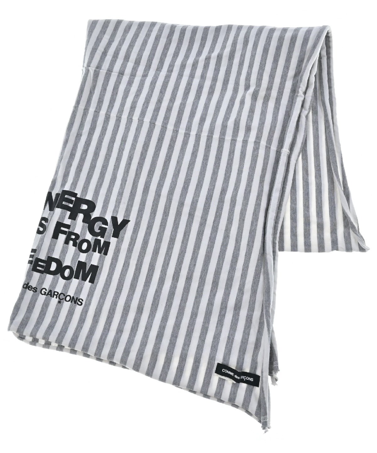 COMME des GARCONS（コムデギャルソン）マフラー 白 サイズ