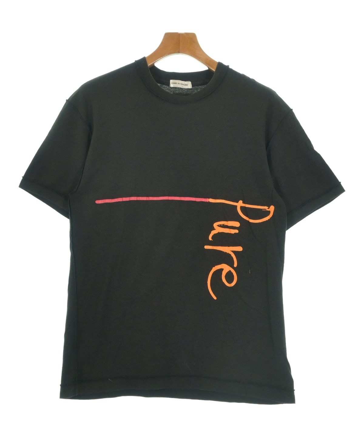 COMME des GARCONS コムデギャルソン　カットソー　花モチーフ　黒 COMME des GARCONS（コムデギャルソン）Tシャツ・カットソー 黒