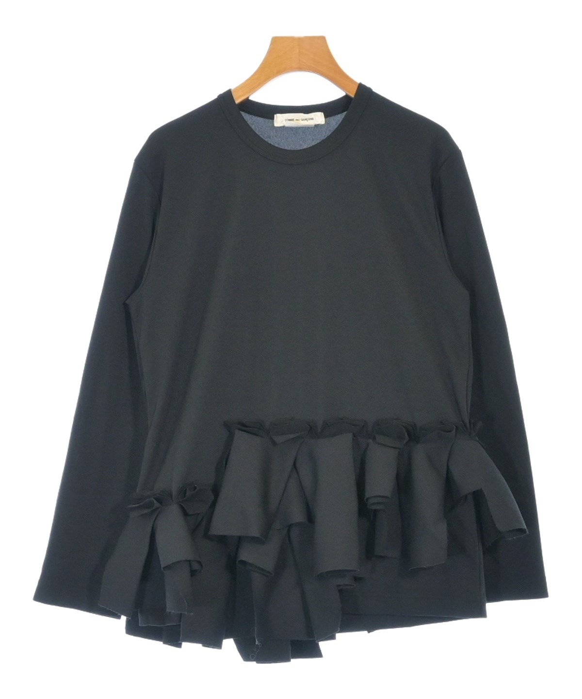 コムデギャルソン　黒　Tシャツ　カットソー　変形　ブラック 期間限定ポイント5倍キャンペーン中!!] 新品 コムデギャルソン