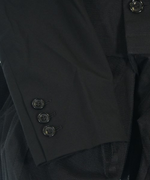COMME des GARCONS（コムデギャルソン）テーラードジャケット 黒 サイズ:F レディース/2200598741295