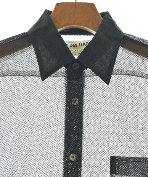 COMME des GARCONS（コムデギャルソン）カジュアルシャツ 黒 サイズ:XS レディース/2200598742070
