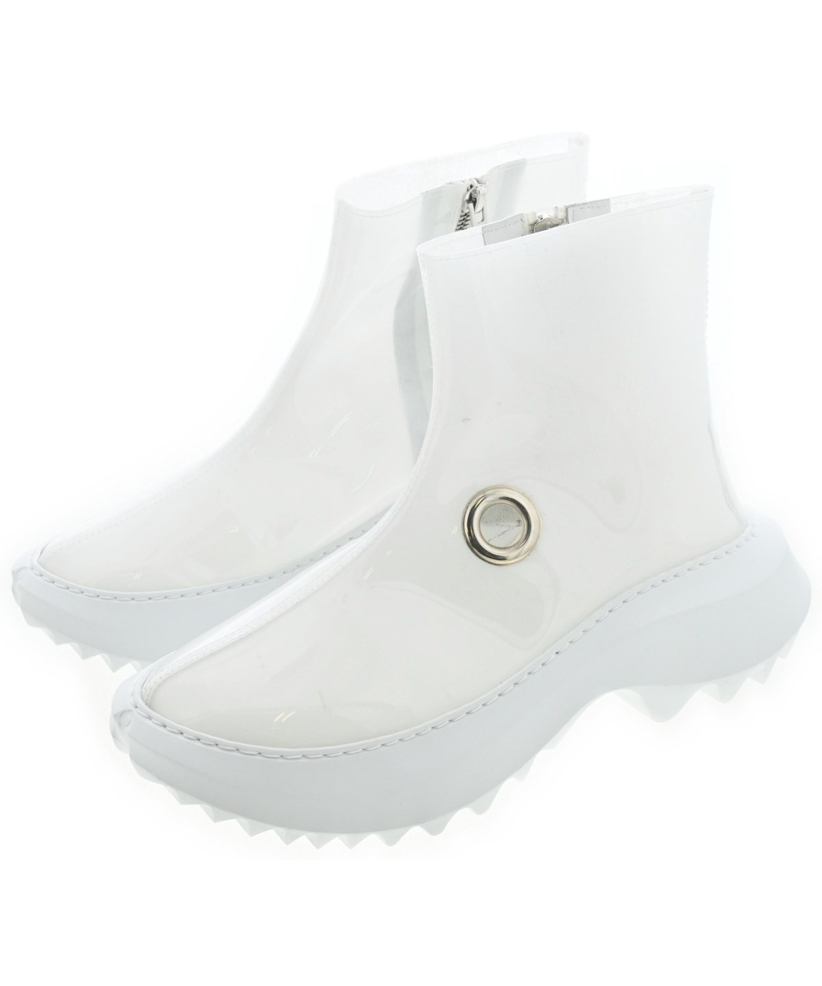 COMME des GARCONS（コムデギャルソン）ブーツ 白 サイズ:EU38(24.5cm 