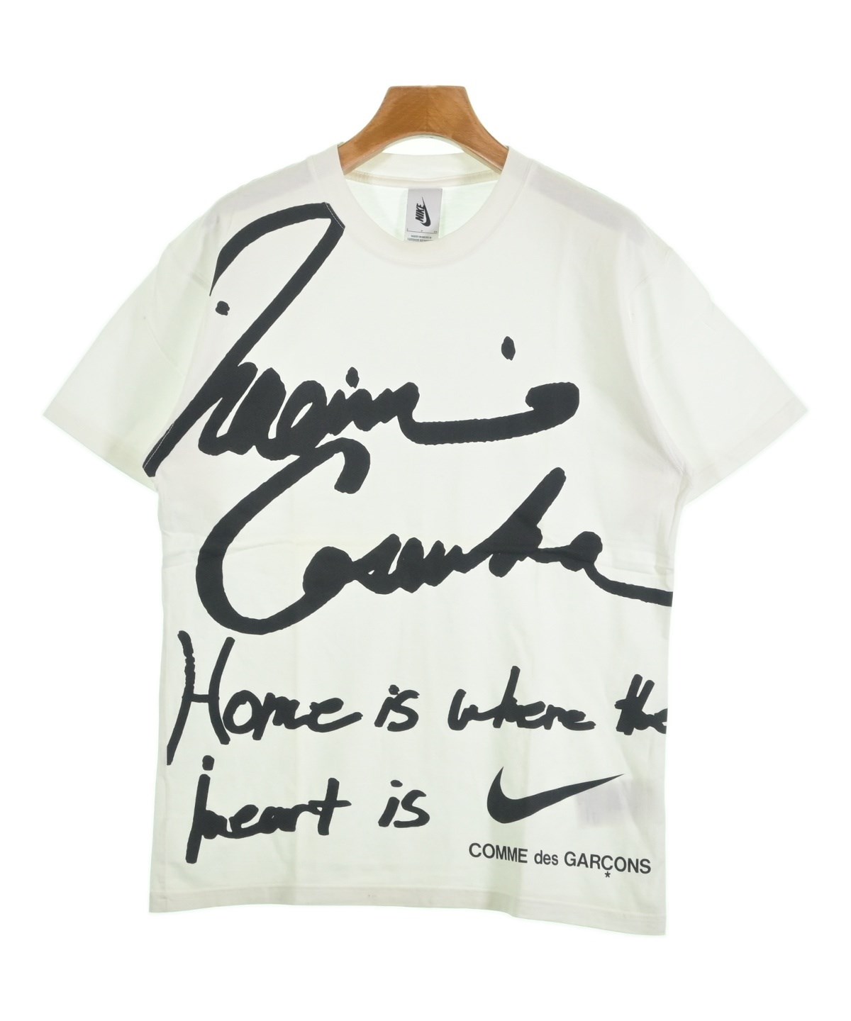 極美品 CDG 半袖シャツ XXL ホワイト コムデギャルソン タグ付き 極美品 CDG 半袖シャツ XXL ホワイト コムデギャルソン タグ付き
