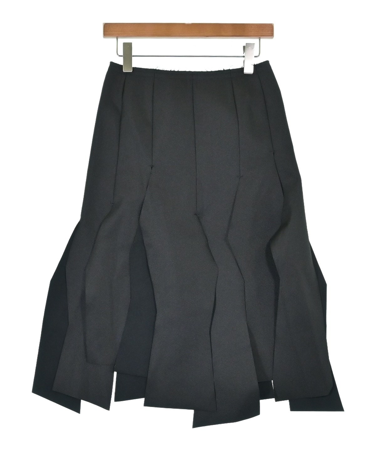 コムデギャルソン2D期 立体膝丈スカート COMME des GARCONS（コムデギャルソン）ひざ丈スカート 紺