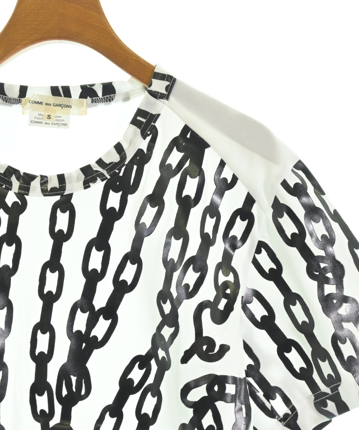 COMME des GARCONS Tシャツ・カットソー 白 S 【公式通販】