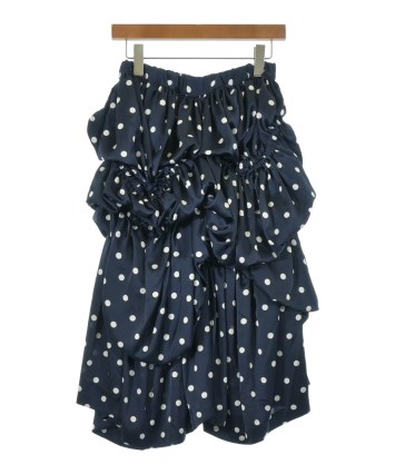 COMME des GARCONS（コムデギャルソン）ひざ丈スカート 紺