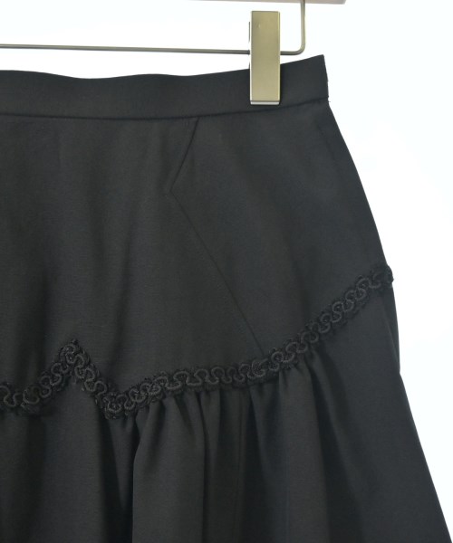 COMME des GARCONS（コムデギャルソン）ひざ丈スカート 黒 サイズ:SS レディース/2200613097086