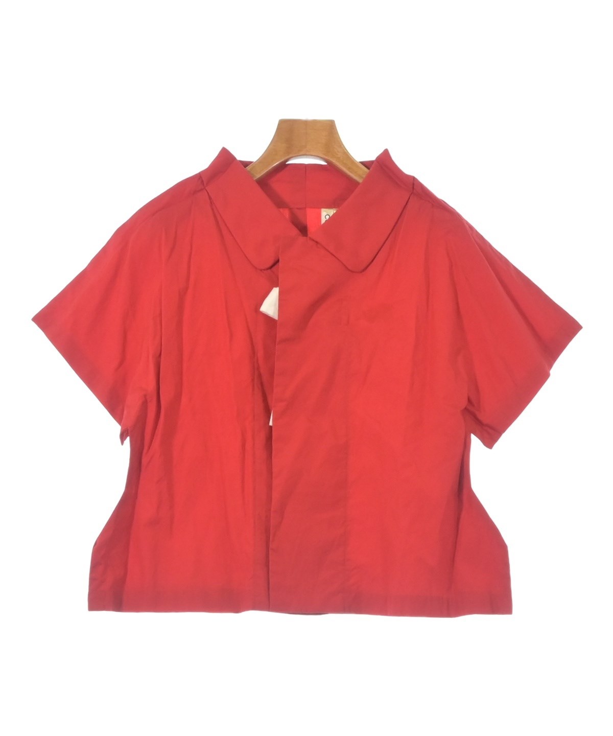 COMME des GARCONS（コムデギャルソン）ブラウス 赤 サイズ:S