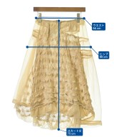 COMME des GARCONS（コムデギャルソン）ひざ丈スカート ベージュ サイズ:S レディース/2200616548349