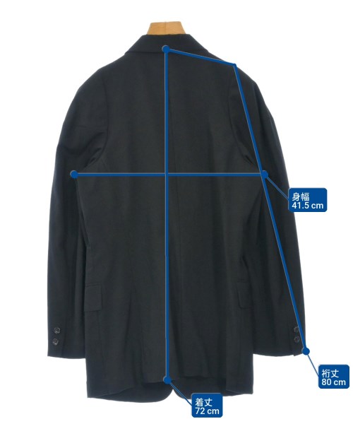 COMME des GARCONS（コムデギャルソン）テーラードジャケット 黒 サイズ:M レディース/2200616548356