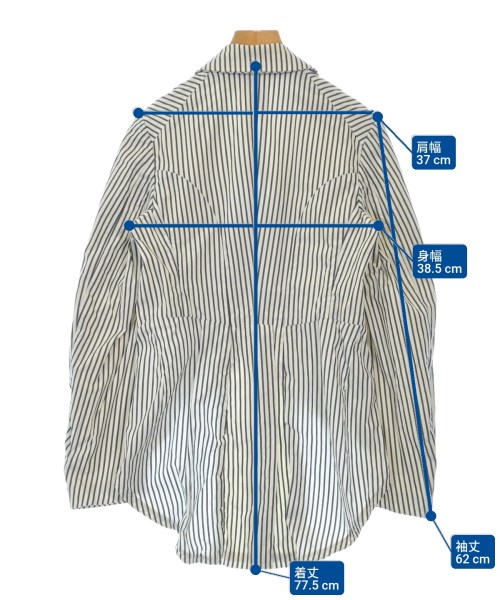 COMME des GARCONS（コムデギャルソン）カジュアルジャケット 白 サイズ:S レディース/2200616548370