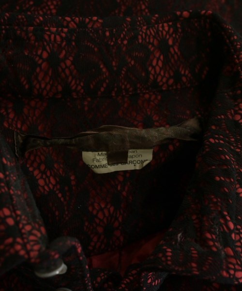 COMME des GARCONS（コムデギャルソン）カジュアルシャツ 赤 サイズ:S レディース/2200616548486