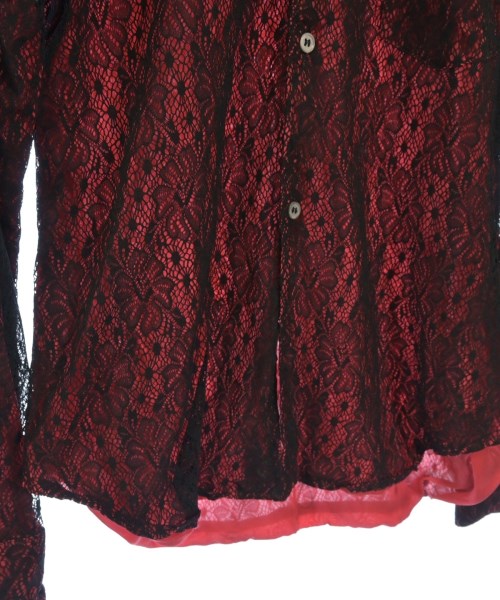 COMME des GARCONS（コムデギャルソン）カジュアルシャツ 赤 サイズ:S レディース/2200616548486