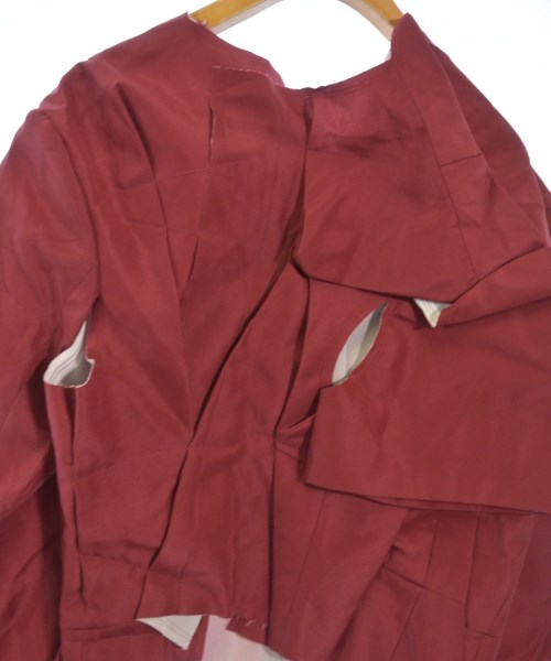 COMME des GARCONS（コムデギャルソン）ノーカラージャケット 赤 サイズ:M レディース/2200622453057