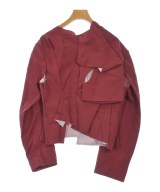 COMME des GARCONS（コムデギャルソン）ノーカラージャケット 赤 サイズ:M レディース/2200622453057