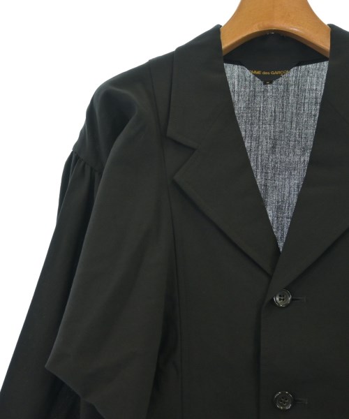 COMME des GARCONS（コムデギャルソン）テーラードジャケット 黒 サイズ:S レディース/2200622223025