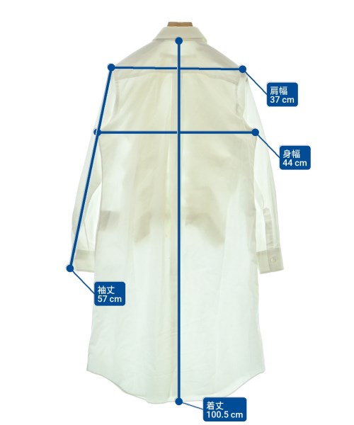 COMME des GARCONS（コムデギャルソン）カジュアルシャツ 白 サイズ:XS レディース/2200623116104