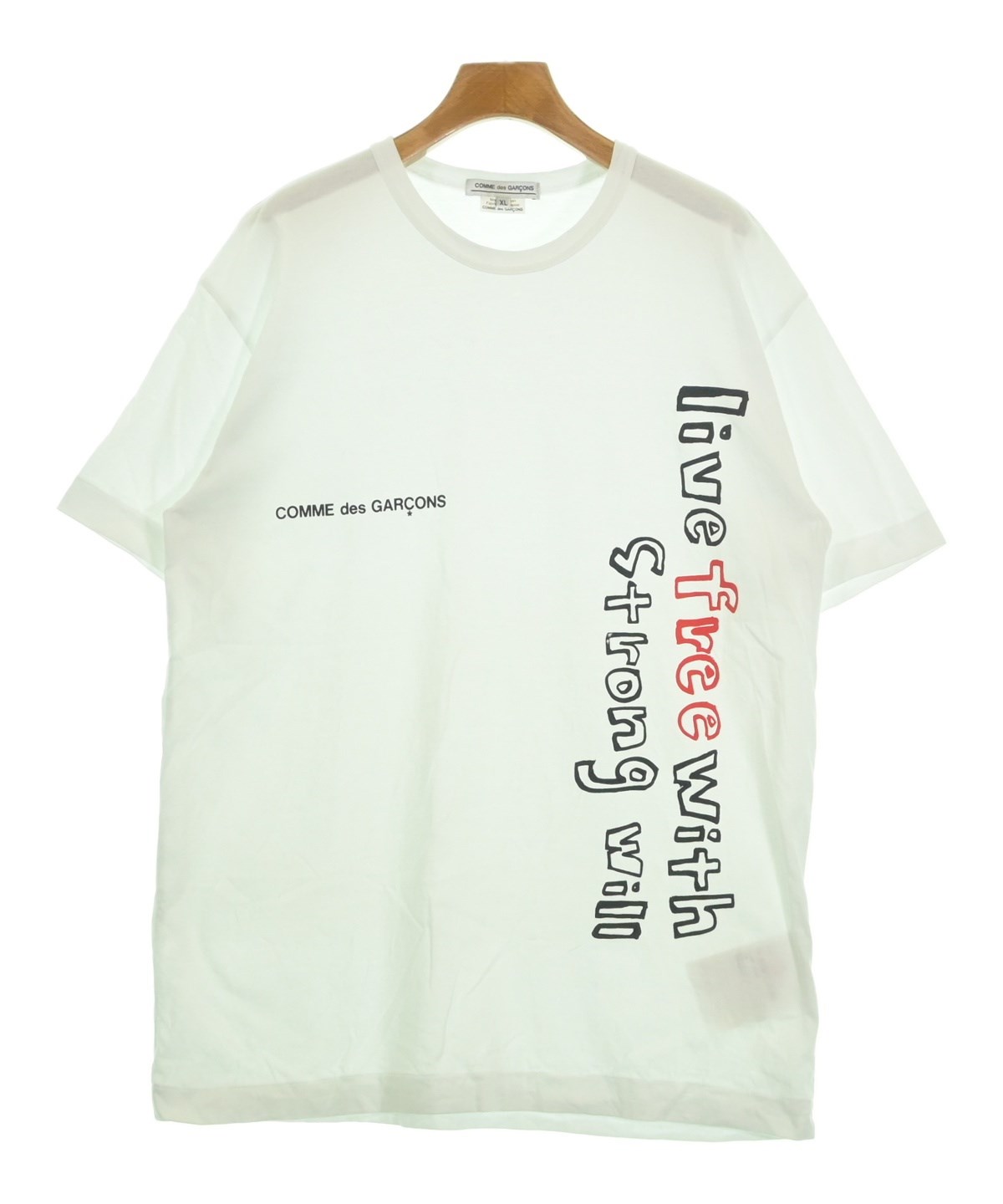 COMME des GARCONS（コムデギャルソン）Tシャツ・カットソー 白 サイズ