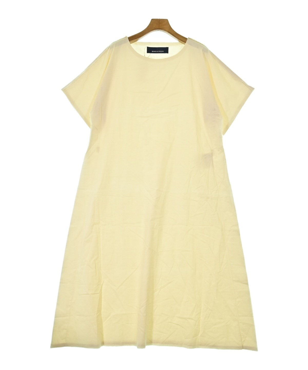 COMME des GARCONS（コムデギャルソン）ワンピース 黄 サイズ:-(L位