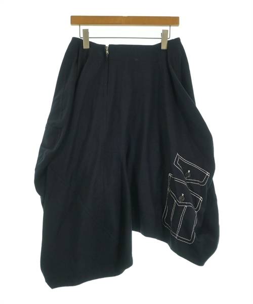 COMME des GARCONS（コムデギャルソン）ひざ丈スカート 紺 サイズ:S レディース/2200623794036