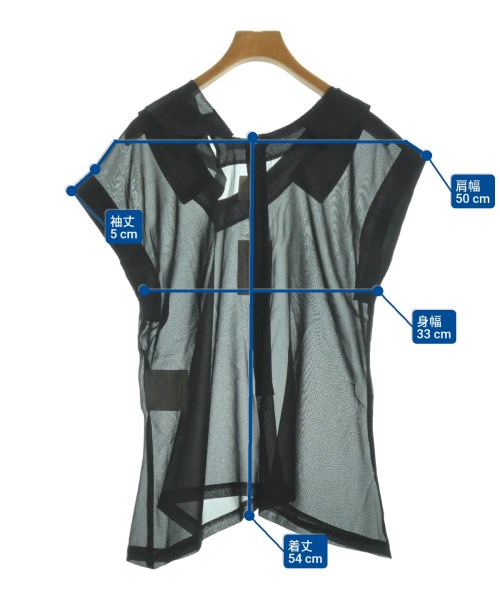 COMME des GARCONS（コムデギャルソン）ブラウス 黒 サイズ:S レディース/2200623830055