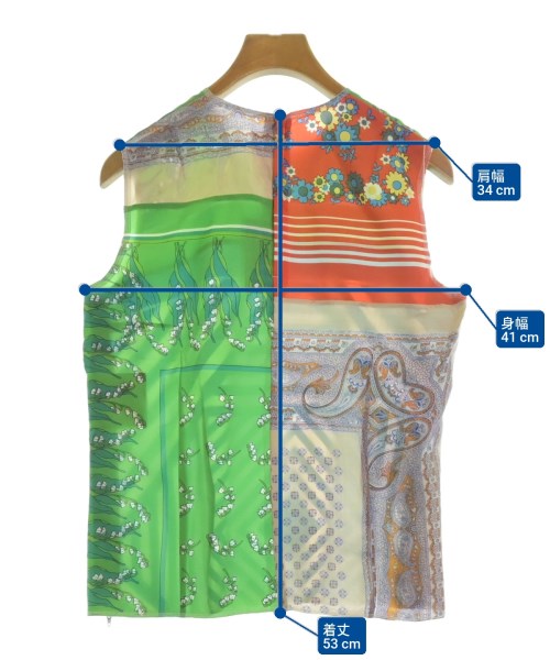 COMME des GARCONS（コムデギャルソン）ブラウス 緑 サイズ:M レディース/2200623830062