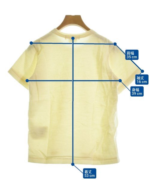 COMME des GARCONS（コムデギャルソン）Tシャツ・カットソー 黄 サイズ:S レディース/2200623896105