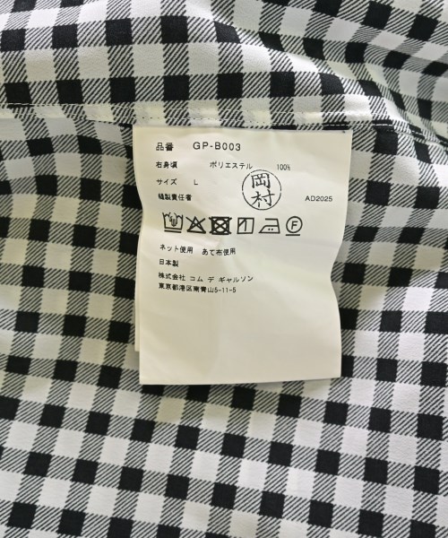 COMME des GARCONS（コムデギャルソン）カジュアルシャツ 黒 サイズ:L レディース/2200624564010