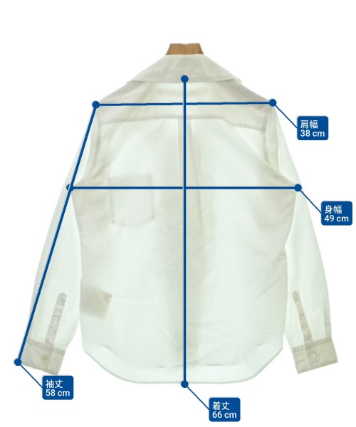 COMME des GARCONS（コムデギャルソン）ブラウス 白 サイズ:S レディース/2200624622017