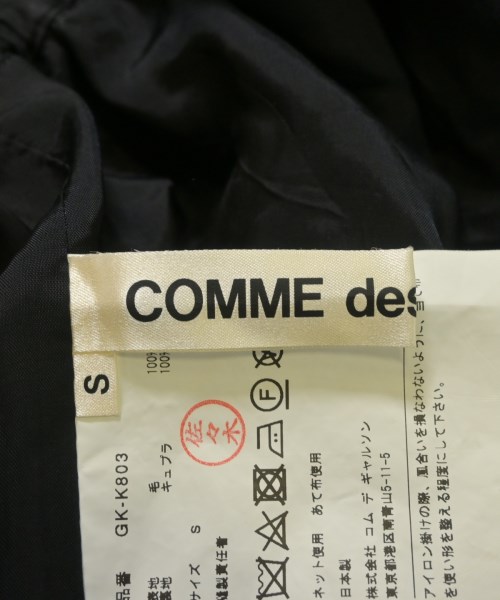 COMME des GARCONS（コムデギャルソン）カジュアルジャケット 黒 サイズ:S レディース/2200624807018