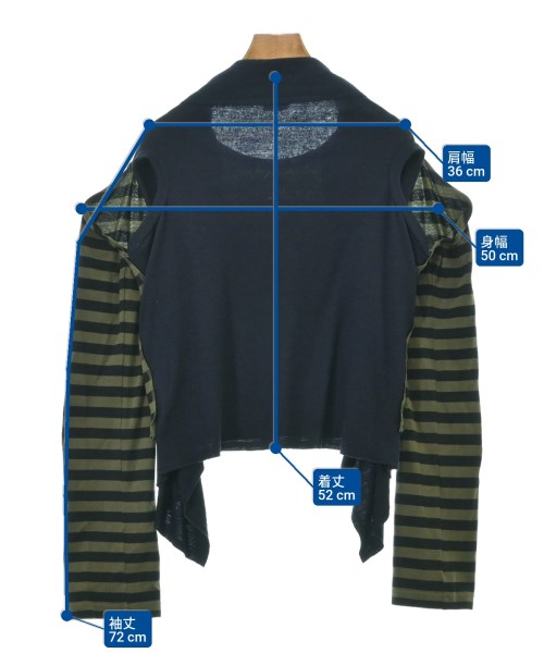 COMME des GARCONS（コムデギャルソン）Tシャツ・カットソー カーキ サイズ:M レディース/2200624974055