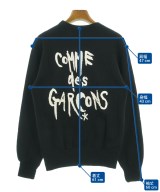 COMME des GARCONS（コムデギャルソン）スウェット 黒 サイズ:S レディース/2200624983033