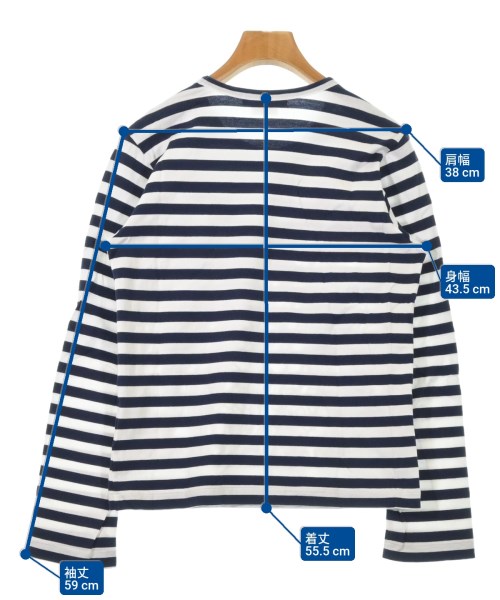 COMME des GARCONS（コムデギャルソン）Tシャツ・カットソー 紺 サイズ:M レディース/2200625238088