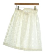 COMME des GARCONS（コムデギャルソン）ひざ丈スカート 白 サイズ:S レディース/2200625150045