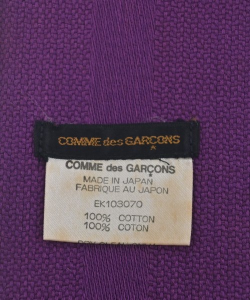 COMME des GARCONS（コムデギャルソン）ストール 紫 サイズ:- レディース/2200627345203