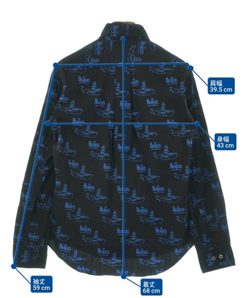 COMME des GARCONS（コムデギャルソン）カジュアルシャツ 黒 サイズ:XS レディース/2200627546051