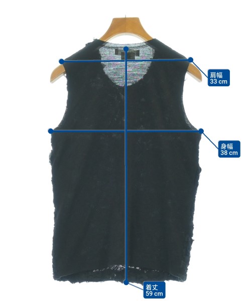 COMME des GARCONS（コムデギャルソン）ノースリーブ 黒 サイズ:S レディース/2200613159081