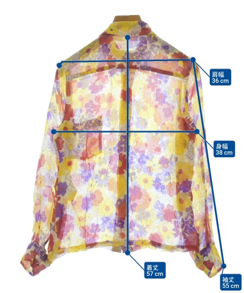 COMME des GARCONS（コムデギャルソン）カジュアルシャツ 白 サイズ:M レディース/2200613159234