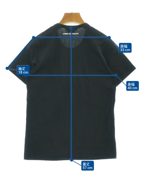 COMME des GARCONS（コムデギャルソン）Tシャツ・カットソー 黒 サイズ:XS レディース/2200613159289