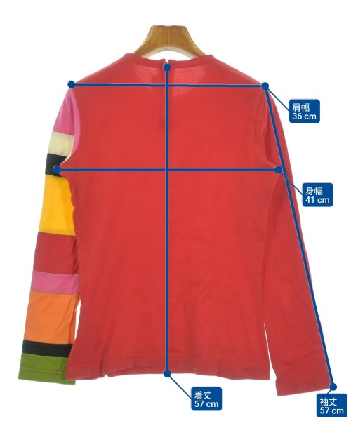 COMME des GARCONS（コムデギャルソン）Tシャツ・カットソー 赤 サイズ:S レディース/2200613159364