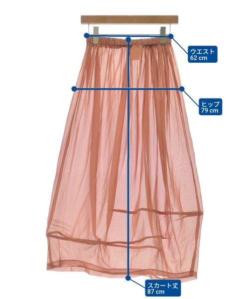 COMME des GARCONS（コムデギャルソン）ひざ丈スカート ピンク サイズ:-(M位) レディース/2200613159746
