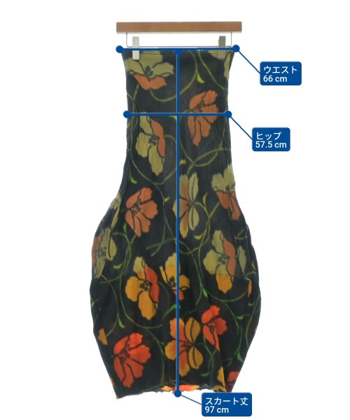 COMME des GARCONS（コムデギャルソン）ロング・マキシ丈スカート 黒 サイズ:M レディース/2200613159753