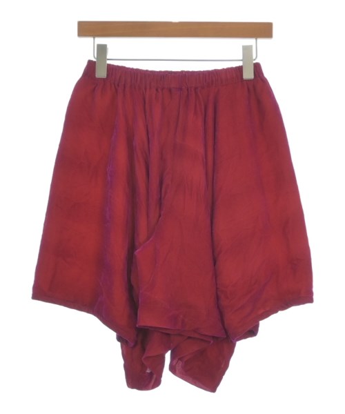 COMME des GARCONS NOIR（コムデギャルソンノアール）ショートパンツ 赤 サイズ:M レディース/2200613159869