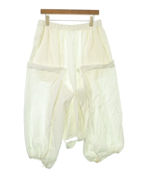 COMME des GARCONS（コムデギャルソン）クロップドパンツ 白 サイズ:S レディース/2200626745042