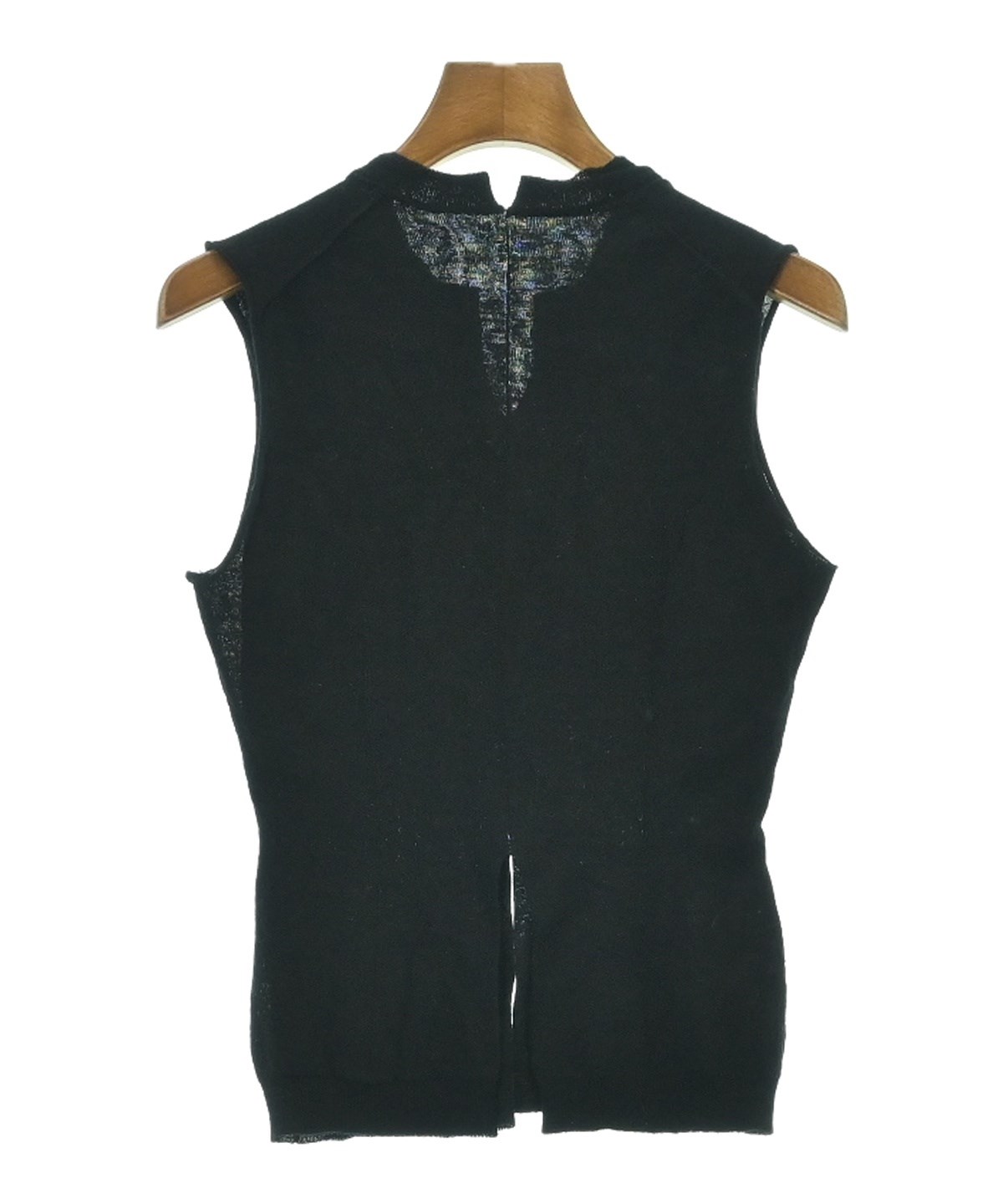 COMME des GARCONS（コムデギャルソン）ベスト 黒 サイズ:F レディース