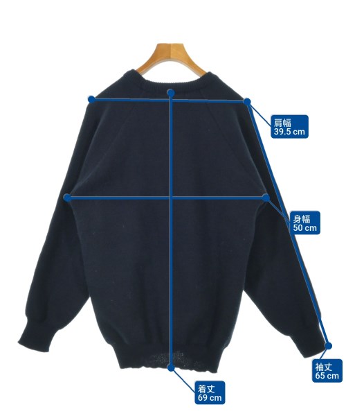 CDG（シーディージー）ニット・セーター 紺 サイズ:XL メンズ/2200629143029