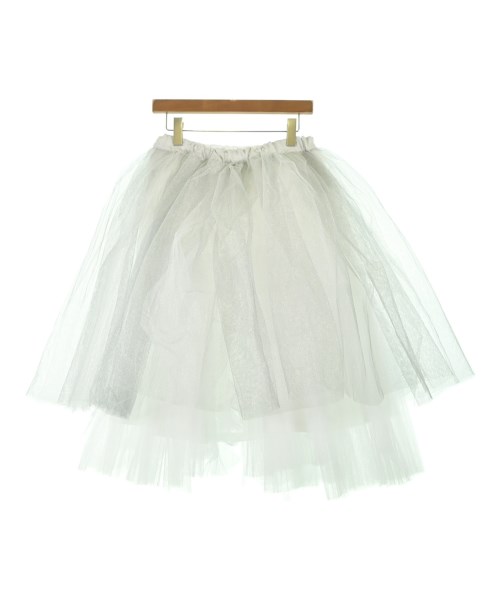 COMME des GARCONS(コムデギャルソン)ひざ丈スカート 白 サイズ:S/2200629857018