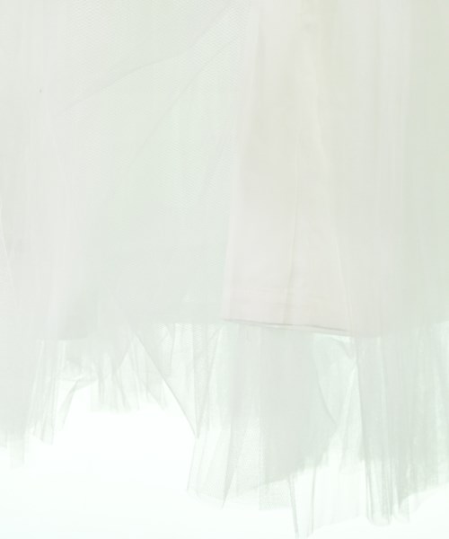 COMME des GARCONS（コムデギャルソン）ひざ丈スカート 白 サイズ:S レディース/2200629857018